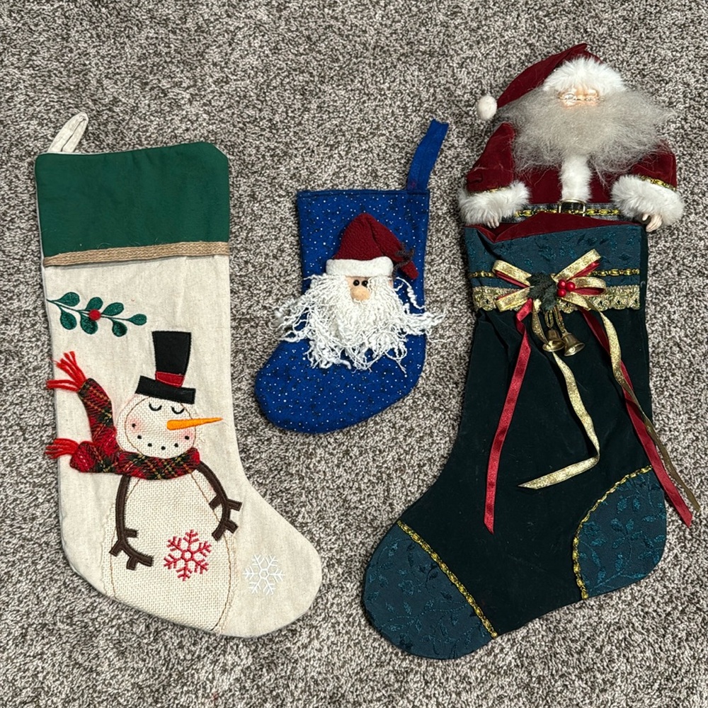 3 Christmas stocking’s